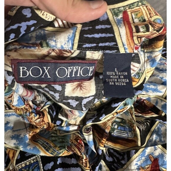 Vintage 80’s Hawaiian Surfing Shirt Rayon Single Stitch Button Up - Picture 4 of 4